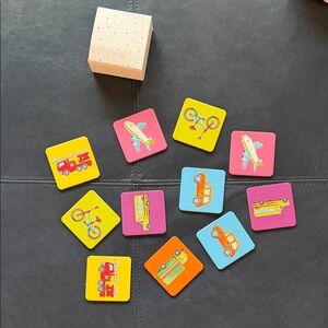 Kids Vehicle Matching Memory Game - Multicolor